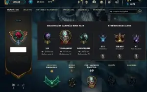 Conta league of legends smurf esmeralda main trynda