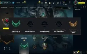 Conta league of legends smurf esmeralda main trynda