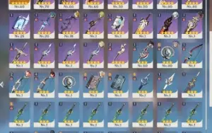 klee, venti,itto,hutao e cyno + lança de jade AR40