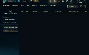 Unranked com 21 Champs e 1 Skin + 2 Fragmentos