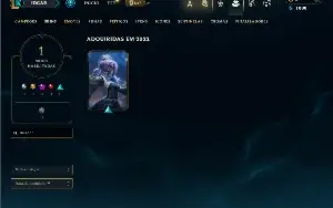 Unranked com 21 Champs e 1 Skin + 2 Fragmentos