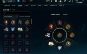 Mestre com 26 Champs e 1 Skin + 8 Fragmentos