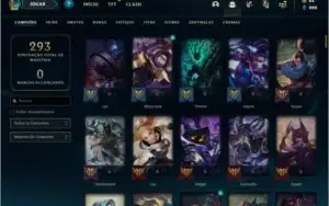 Conta prata 2 com 100 skins e 137 champs