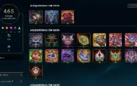 Conta Lol 331 skins (4 ultimate)