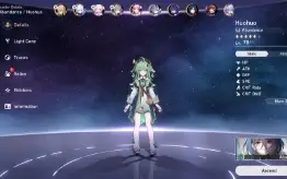Conta Star Rail Lv 70 : 14 Personagens 5 estrelas
