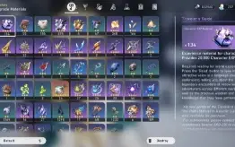 Conta Star Rail Lv 70 : 14 Personagens 5 estrelas