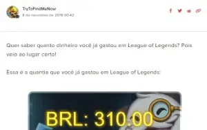 CONTA VALORANT/LOL 694 GASTOS