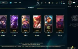 Conta Mestre De Lol Com Win Rate Alta!