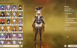 Conta Genshin Ar 56 16* Personagens 5 Estrelas E 8* Amas T5