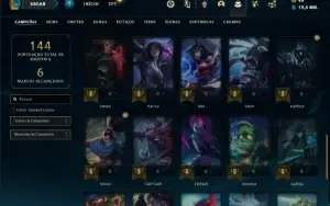 Conta prata 2 com 45 Champs e 35 Skins ( MAIN ADC )