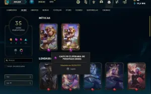 Conta prata 2 com 45 Champs e 35 Skins ( MAIN ADC )