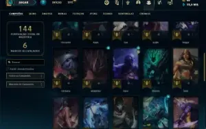 Conta prata 2 com 45 Champs e 35 Skins ( MAIN ADC )