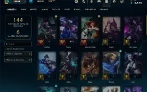Conta prata 2 com 45 Champs e 35 Skins ( MAIN ADC )