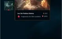 Conta LOL Unranked LVL 30+LeeSinPunhoGlorioso P/Desbloquear