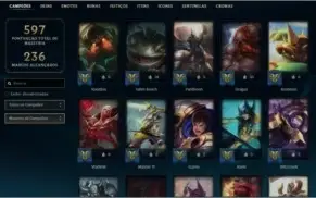 Conta Plat 4 274 Skins