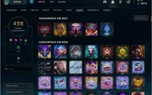 Conta League of Legends + de 700 skins e 10k investido