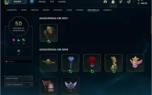Conta League of Legends + de 700 skins e 10k investido