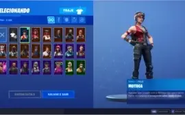 Conta Fortnite com salve o mundo e skins