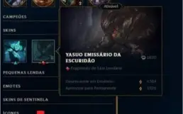 Diamante com skins de prestígio e raras