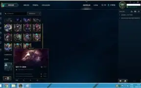 Conta LOL Platina 5 All champs 77 skins