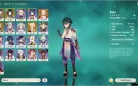 GENSHIN IMPACT CONTA XIAO + YOIMIYA E 2 ARMAS 5*