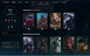 Conta de Valorant e League of Legends + 9000 gastos em skins