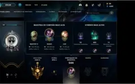 Conta Ouro IV, 91skin 139 campeões