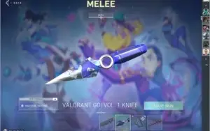CONTA VALORANT COM VARIAS SKINS PLATINA 2