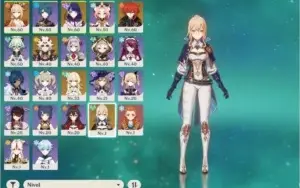 Arataki itto, Raiden, Yoimiya, Diluc, Ar37