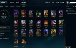 Conta League of Legends 44 Champs+ sinks Projeto Lucian