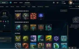 Super conta Unranked + Ícones Antigos