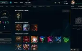 Super conta Unranked + Ícones Antigos