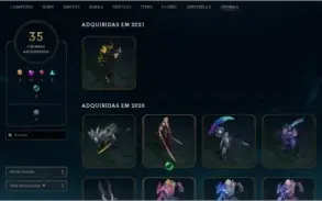 CONTA DE LOL/promoção. PLATINA 2