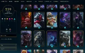 Conta Riot: Lol com 200+ skins e valorant com passe stars