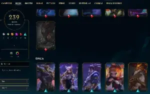 Conta Riot: Lol com 200+ skins e valorant com passe stars