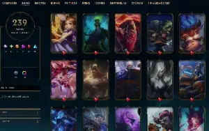 Conta Riot: Lol com 200+ skins e valorant com passe stars