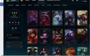 Conta diamante 4 com mais de 1700$ em skin