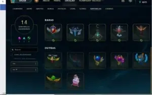 Conta diamante 4 com mais de 1700$ em skin