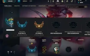Platina 4 com 35 Champs e 14 Skins + 1 Fragmento