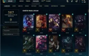 PROMOÇÃO CONTA LOL -> GOLD 3 COM  44 SKINS + 123 CAMPEÕES