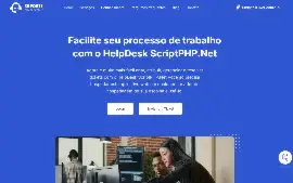 Script PHP HelpDesk, Suporte, Com Site e Chat Online