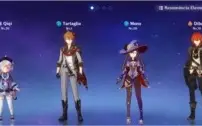 CONTA GENSHIN IMPACT DILUC,QIQI,MONA E CHILDE