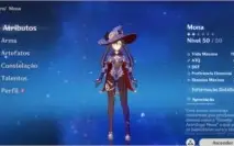 CONTA GENSHIN IMPACT DILUC,QIQI,MONA E CHILDE
