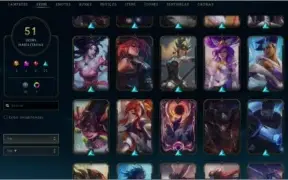 Conta League of Legends Diamante 4 com ótimas skins