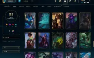 Fullacesso - Conta De 2017 - 85 Skins - Level 316 - 145 Camp