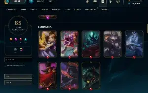 Fullacesso - Conta De 2017 - 85 Skins - Level 316 - 145 Camp