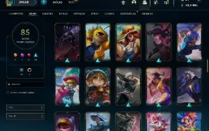 Fullacesso - Conta De 2017 - 85 Skins - Level 316 - 145 Camp