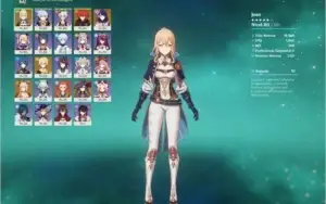 Conta com diluz, shogun, yoimiya e mais