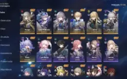Honkai Star Rail  Luocha + Loba Prateada + Jing Yuane1+Cone+