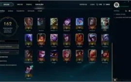 CONTA DIAMANTE 2, 43 CAMPEÕES, 17 SKINS + 3593 ESSÊNCIA